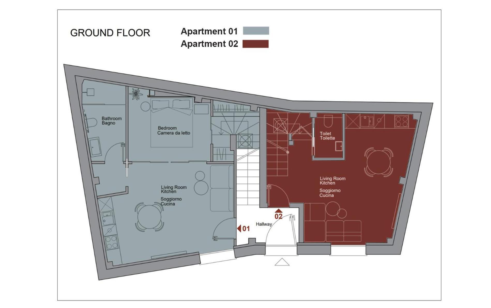 New - Spacious & Luxurious - Fully Renovated & Equipped 2br - Historical Centre Appartamento